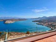 Plaka bei Elounda MIT VIDEO! Kreta, Plaka: Villa mit atemberaubender Aussicht auf die Insel Spinalonga und die Bucht zu verkaufen Haus kaufen